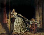 Jean Honore Fragonard The Stolen Kiss oil painting on canvas